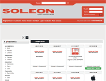 Tablet Screenshot of demo.soleon.com.br
